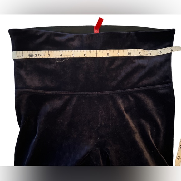 SPANX Velvet Leggings Classic Navy SIZE LARGE EUC - Picture 9 of 13